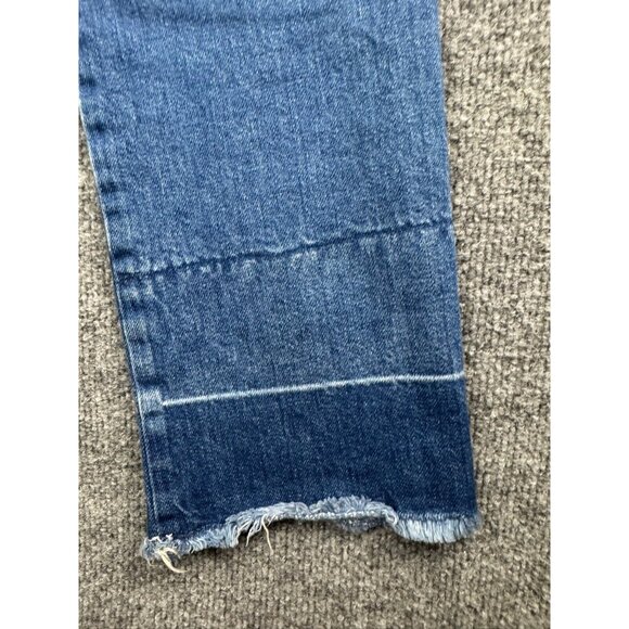 Closed Glow Jeans Women's 25 Blue Denim Made in Italy Ankle Raw Hem Hi Rise - Picture 10 of 13